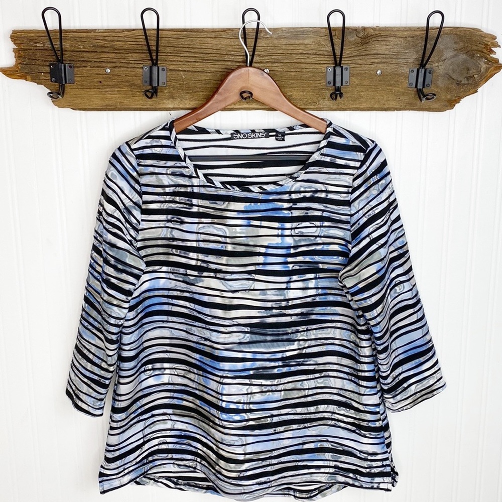 Snoskins Top Multicolor Textured
